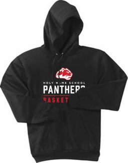 Fleece Pullover Hooded Sweatshirt, Black